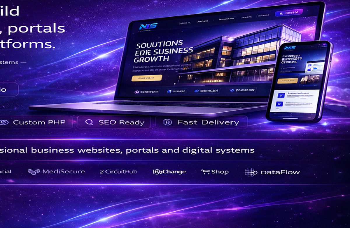 Premium website and digital platform showcase