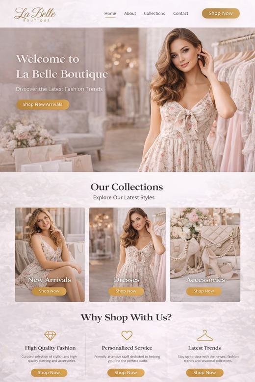 Retail & Boutique Websites With Premium Presentation